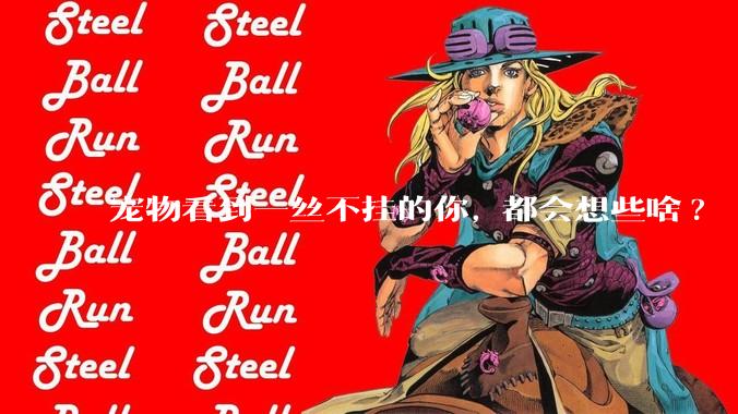 宠物看到一丝不挂的你, 都会想些啥?